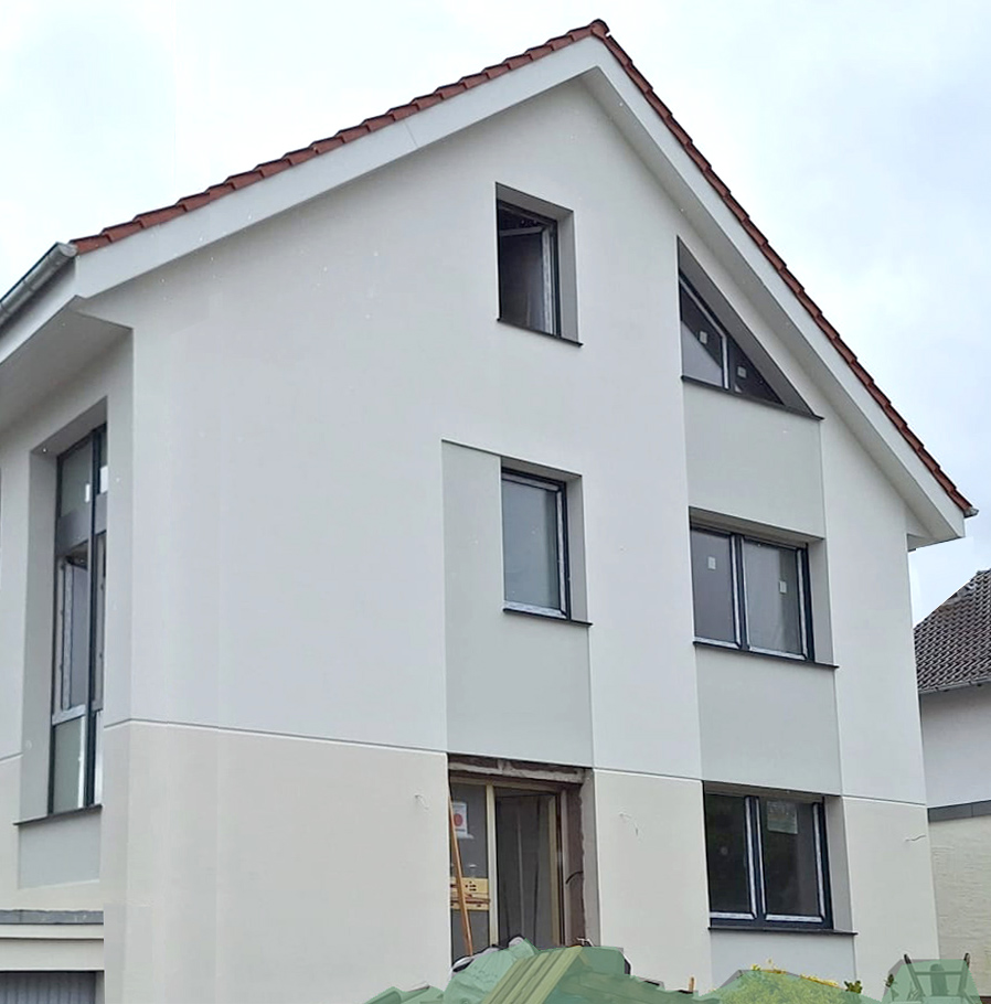 Umbau und Neugestaltung Haus S, Detmold, Straßenansicht